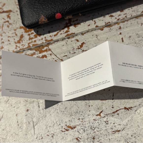 Coach LIMITED EDITION Black Wristlet with Cat Print - Picture 6 of 6